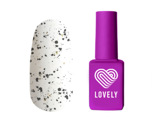 Матовый топ с черным вкраплением "Point" Lovely, 7 ml