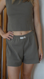 Маечка "Дымчатая оливка"