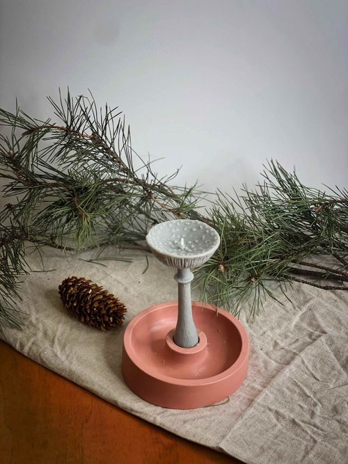 Свеча Unification Love Перезрелый мухомор Серая (Пачули и дерево)