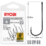 Крючок рыболовный RFH-5370 №12 ( 2 упк по 10шт)