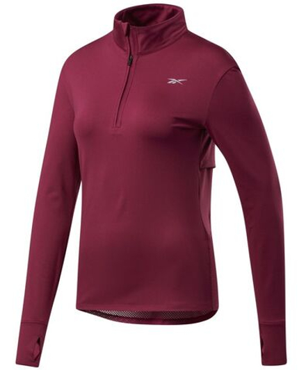 Женская теннисная куртка Reebok Workout Running 1/4 Zip W - punch berry