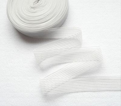 Белая резинка прозрачная 30 мм