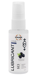 Интимный гель-смазка на водной основе VITA UDIN с ароматом ежевики - 50 мл.