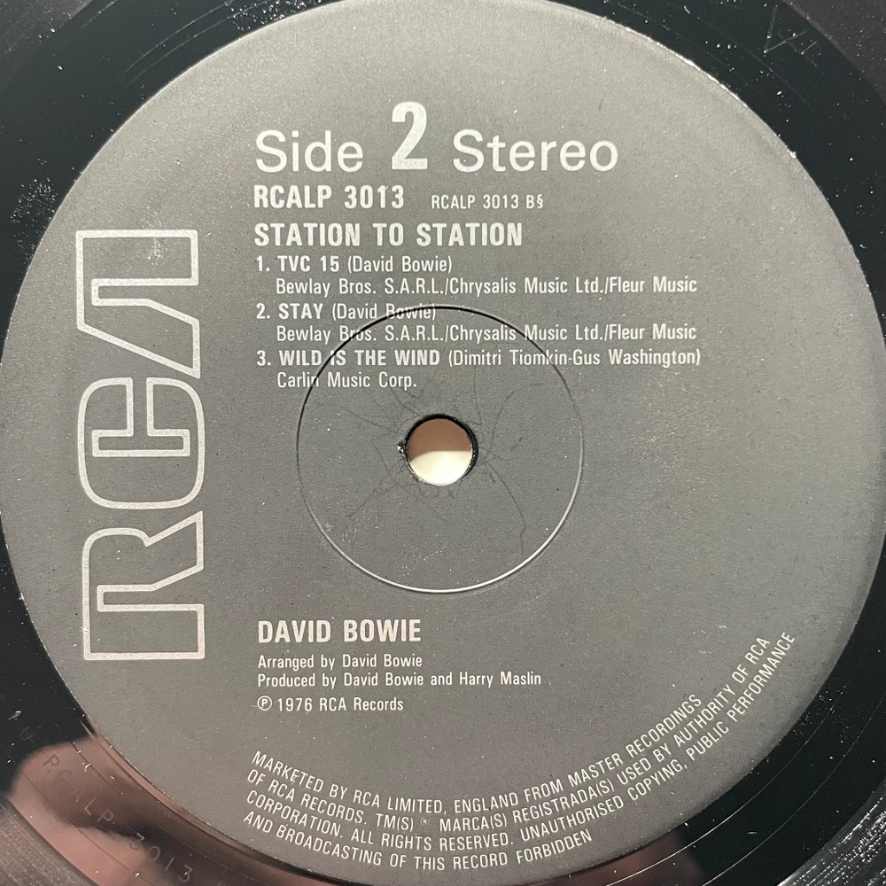 David Bowie ‎– Station To Station (Англия 1981г.)