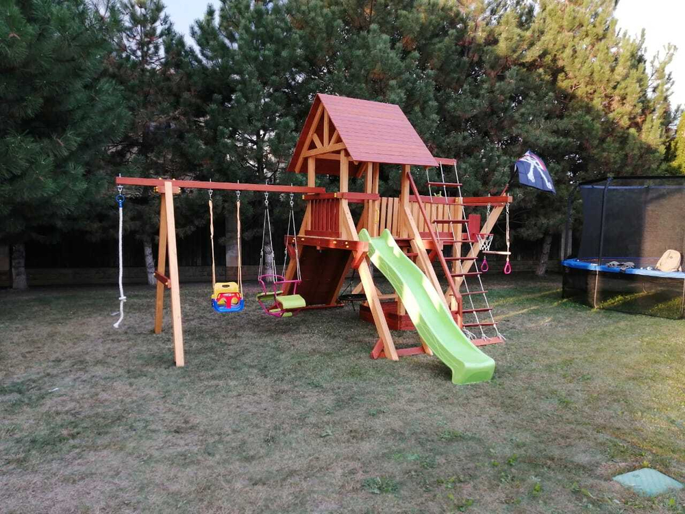 Деревянный игровой комплекс Савушка Lux - 6