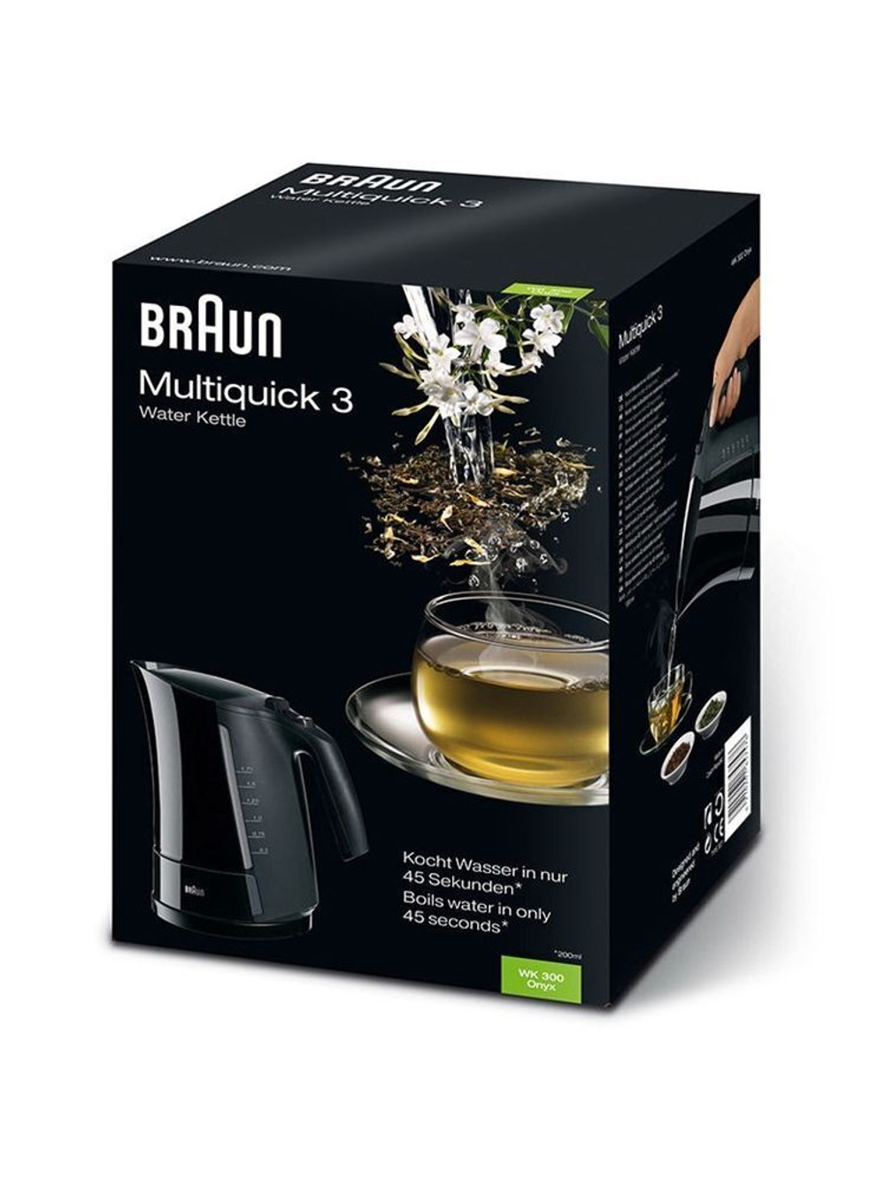 Чайник Braun Multiquick 3 WK300 Onyx