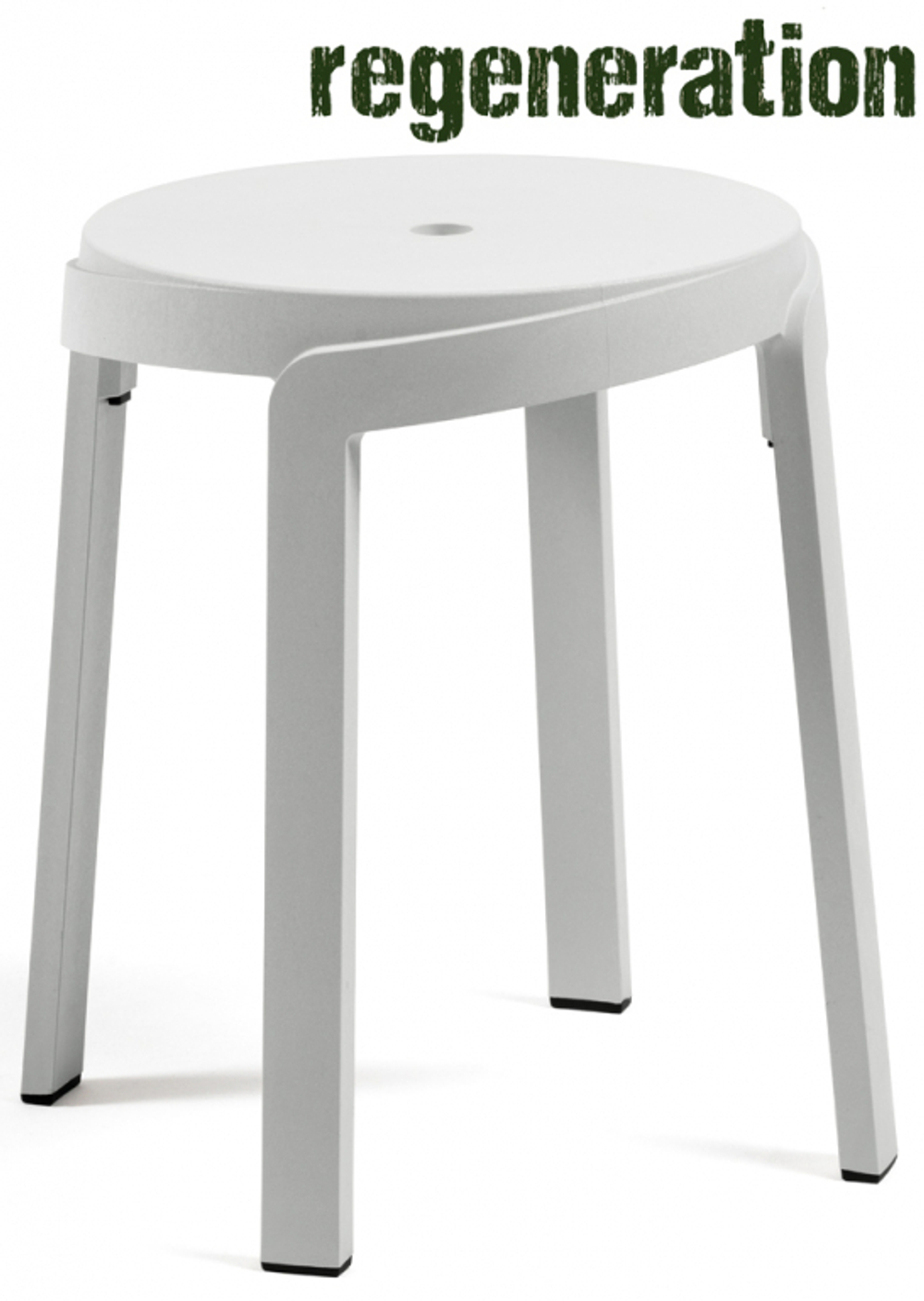 Табурет пластиковый Nardi Stack Mini, гипс