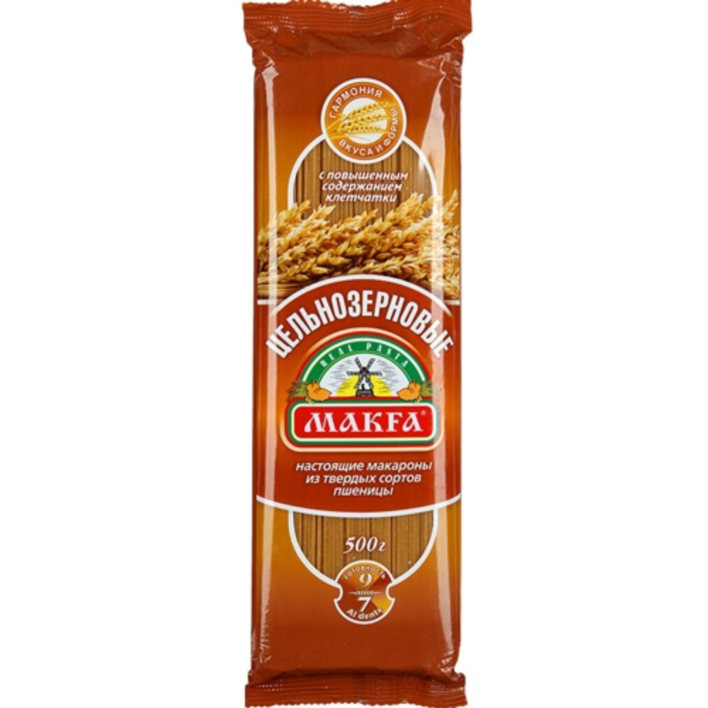 Спагетти Макfa Цельнозерновые 500 гр