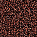 Японский бисер TOHO Round 15/0 (№222), металлизированный, непрозрачный глянцевый