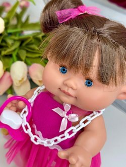 Пупс Nines 26см PEPOTE с закрывающими глазками (N804B6)