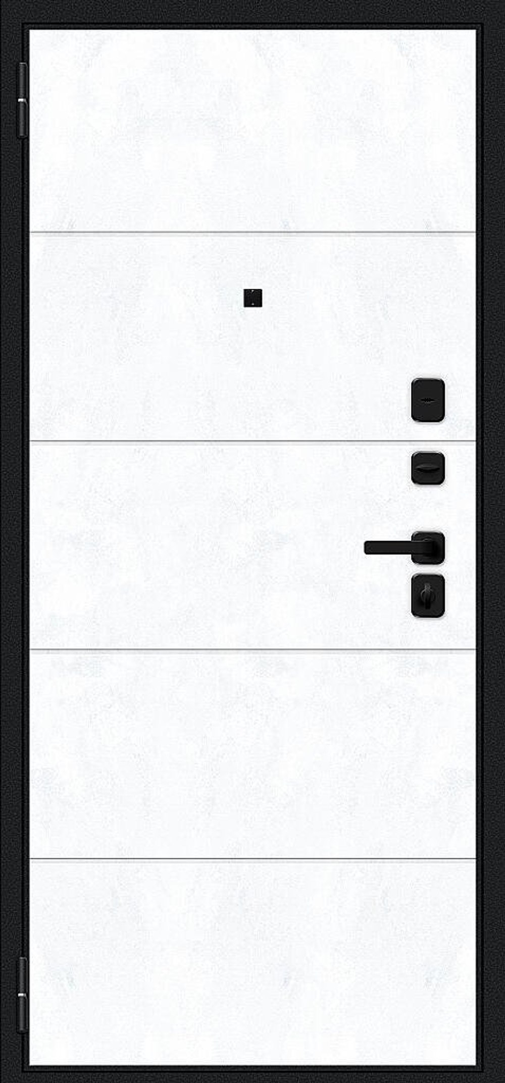 Граффити-1 Инсайд/SBlack Букле черное/Snow Art 205*86 левое