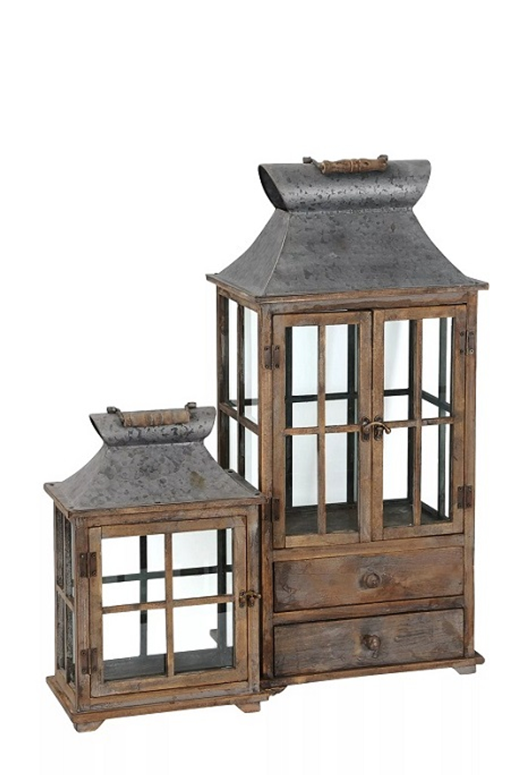 Набор из 2-х подсвечников "Гранвиль" 30x20x45см / 37,5x27,5x80см