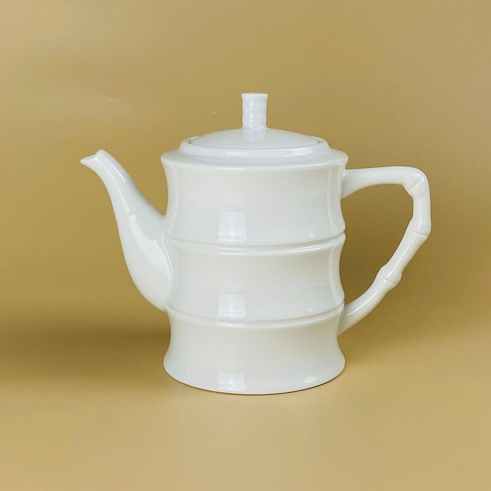 Lenardi 140-150 Чайник заварочный 1000мл BAMBOO в под.уп.(х16)Фарфор