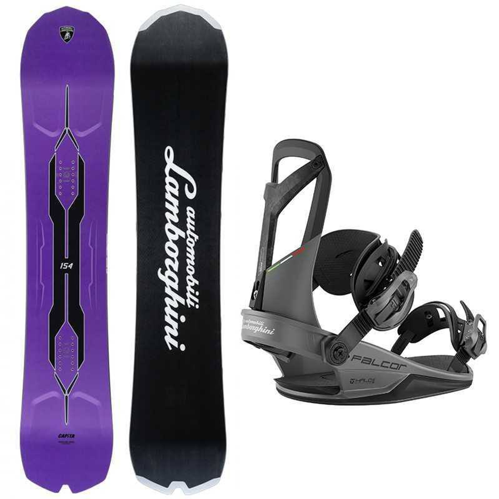 Комплект сноуборд Capita Warspeed и крепления Union Falcon X Automobili Lamborghini 2025