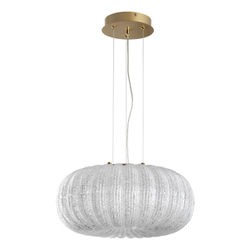 7720/36L PIKO LED SN 572 Светильник металл/стекло/прозрачный/золотой LED 36Вт 3000-6500K D400 IP20 пульт ДУ ANGELO