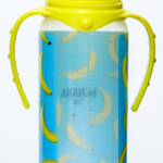 5399880 Бутылочка для кормления «Бананы», 250 мл цилиндр, с ручками