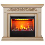 Каминокомплект Real Flame Leticia 26 WT-619G с очагом 3D Helios 26