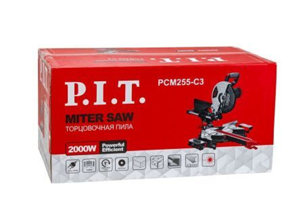 Пила торцовочная PCM255-C3 с протягом