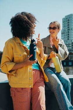 Термобутылка Klean Kanteen Rise Vac Classic Arch Loop 20oz (592 мл) Acacia