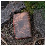 Кожаная обложка на паспорт «Шаманка»