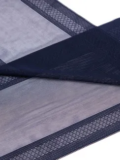 03-217 Кружево-сетка 18,5 см, темно-синий 061