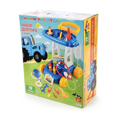 Набор доктора "Синий трактор" вода, коробка ZY934315-R (Играем вместе)