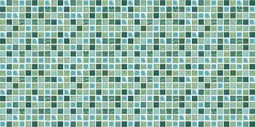 ПВХ панель Мозаика Зеленая