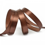 Лента атласная 12 мм коричневая