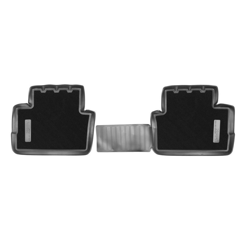 Ковры в салон Norplast/Unidec для Nissan Qashqai в кузове J11 (2014-) Черный, арт.NPA01-C61-605-CM