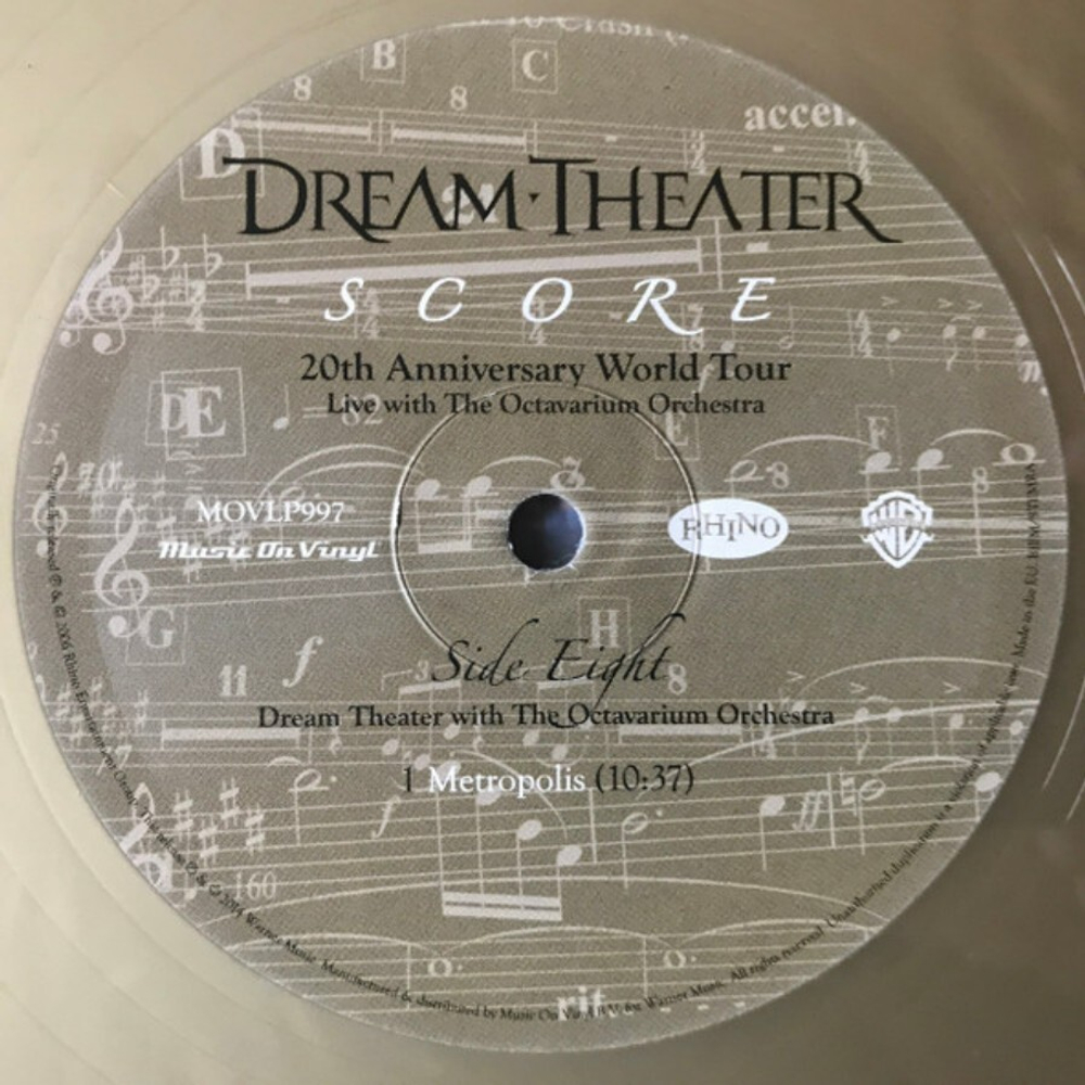 Dream Theater / Score (20th Anniversary World Tour)(Coloured Vinyl)(4LP)