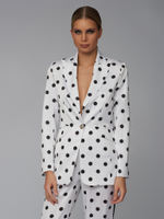 Пижамный костюм в горох