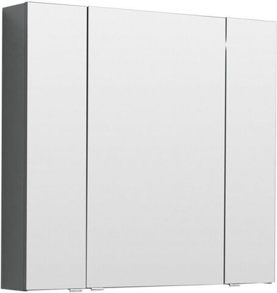 Зеркало-шкаф Aquanet Алвита 90 серый антрацит