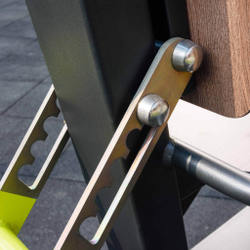 Cardio-1901 Уличный Велотренажер горизонтальный с безынерционным нагрузочным механизмом ZAVODSPORTA