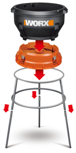 Измельчитель для листьев WORX WG430E