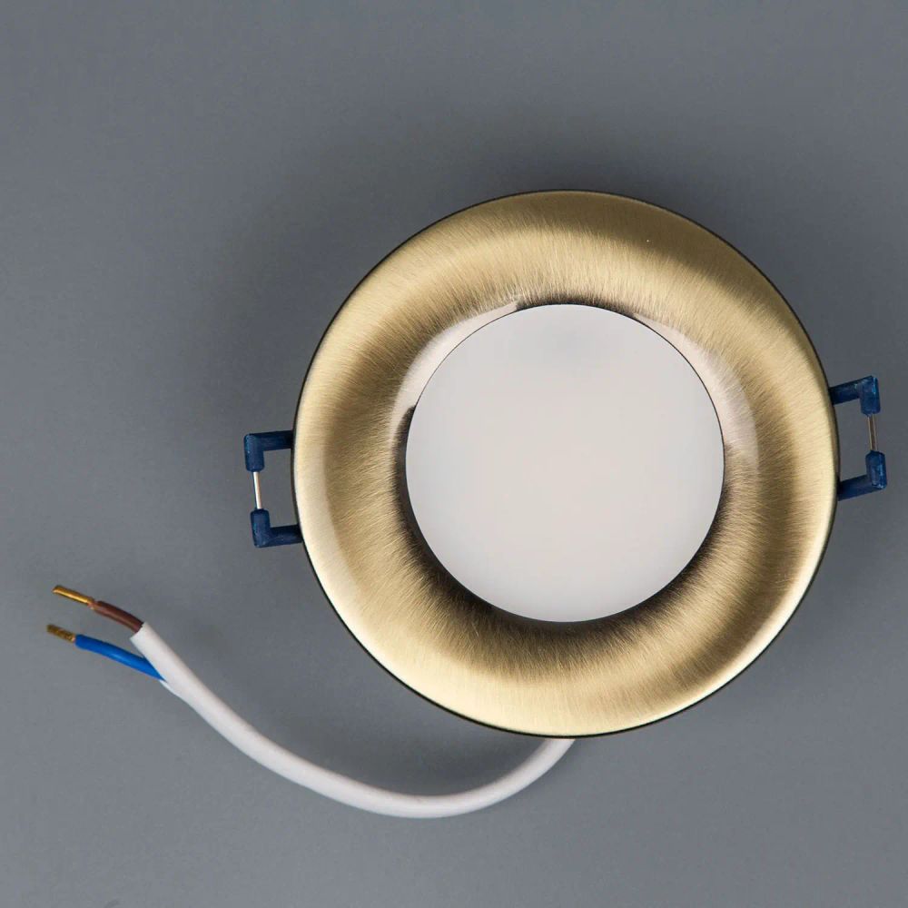 Citilux Акви CLD008013 Встраиваемый светильник влагозащищенный Бронза