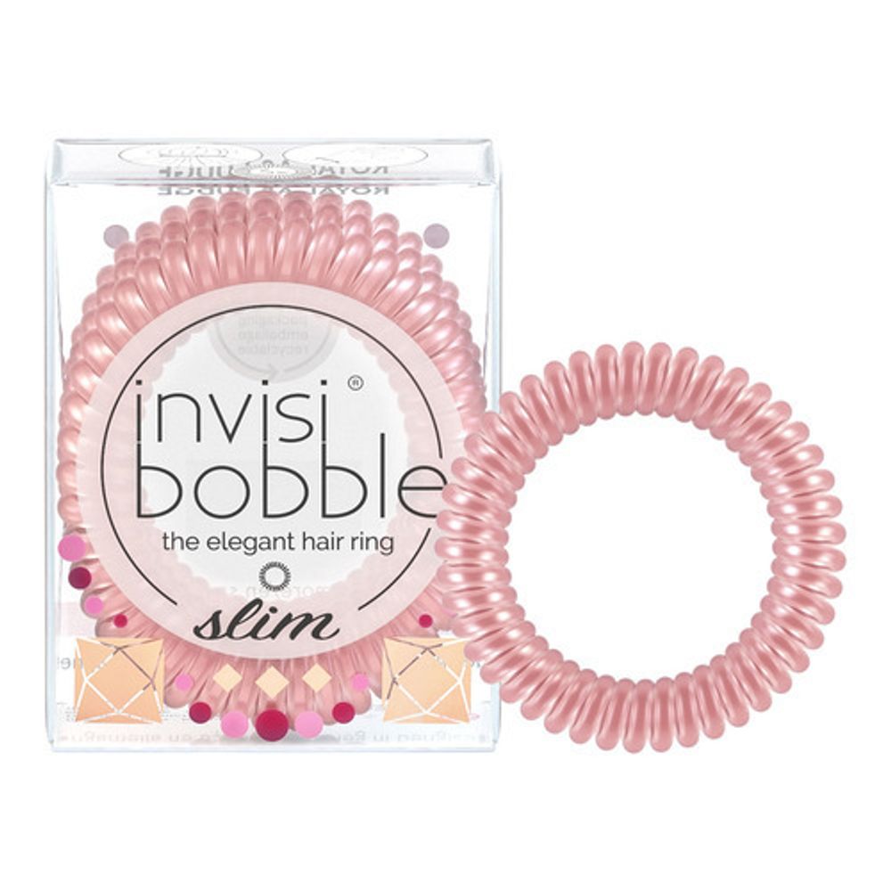 Резинка-браслет для волос invisibobble SLIM British Royal Royal Fudge