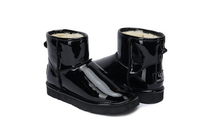 UGG Jimmy Choo Mini Patent II Black