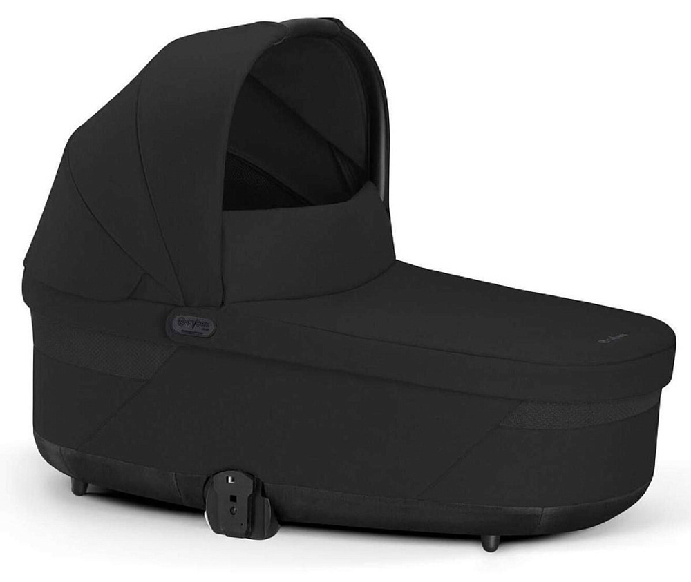 Коляска Cybex Balios S Lux BLK 2025 Cloud G i-Size Lava Grey 3 в 1 Moon Black с дождевиками