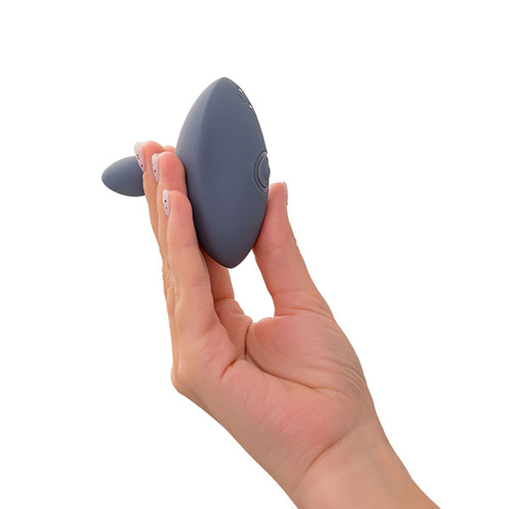 Серая анальная вибровтулка 7,8см Satisfyer Booty Absolute Beginners 4