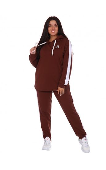 Костюм женский Шарлотта 0864, коричневый