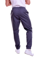 Брюки медицинские женские Доктор стиль Релакс с манжетами на резинке, графит, 52