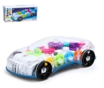 Музыкальная прозрачная "Машинка с шестеренками"