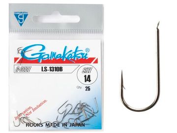 Крючки Gamakatsu LS-1310B HOOKS BRONZE разм. 14 25шт.
