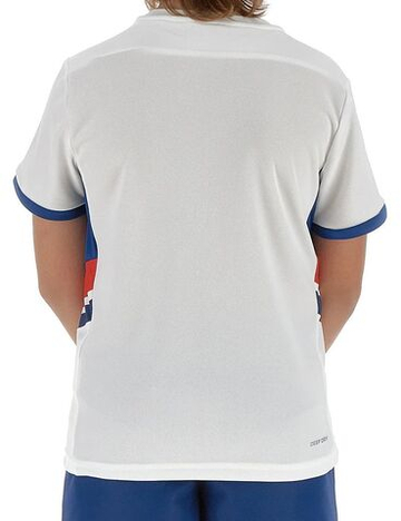 Футболка для мальчика теннисная Lotto Boys Squadra III - bright white