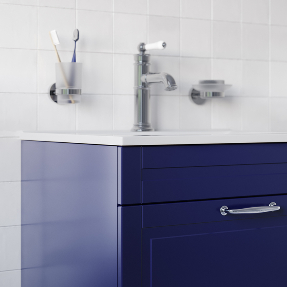 Тумба с умывальником IDDIS Oxford, напольная, 60 см, синий, OXF60N0i95K
