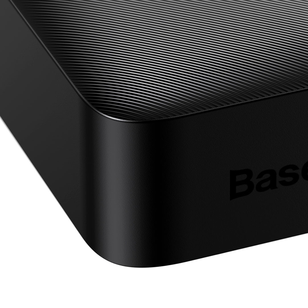 Внешний аккумулятор Baseus Bipow Digital Display Power Bank C+2U 20000mAh 20W - Black