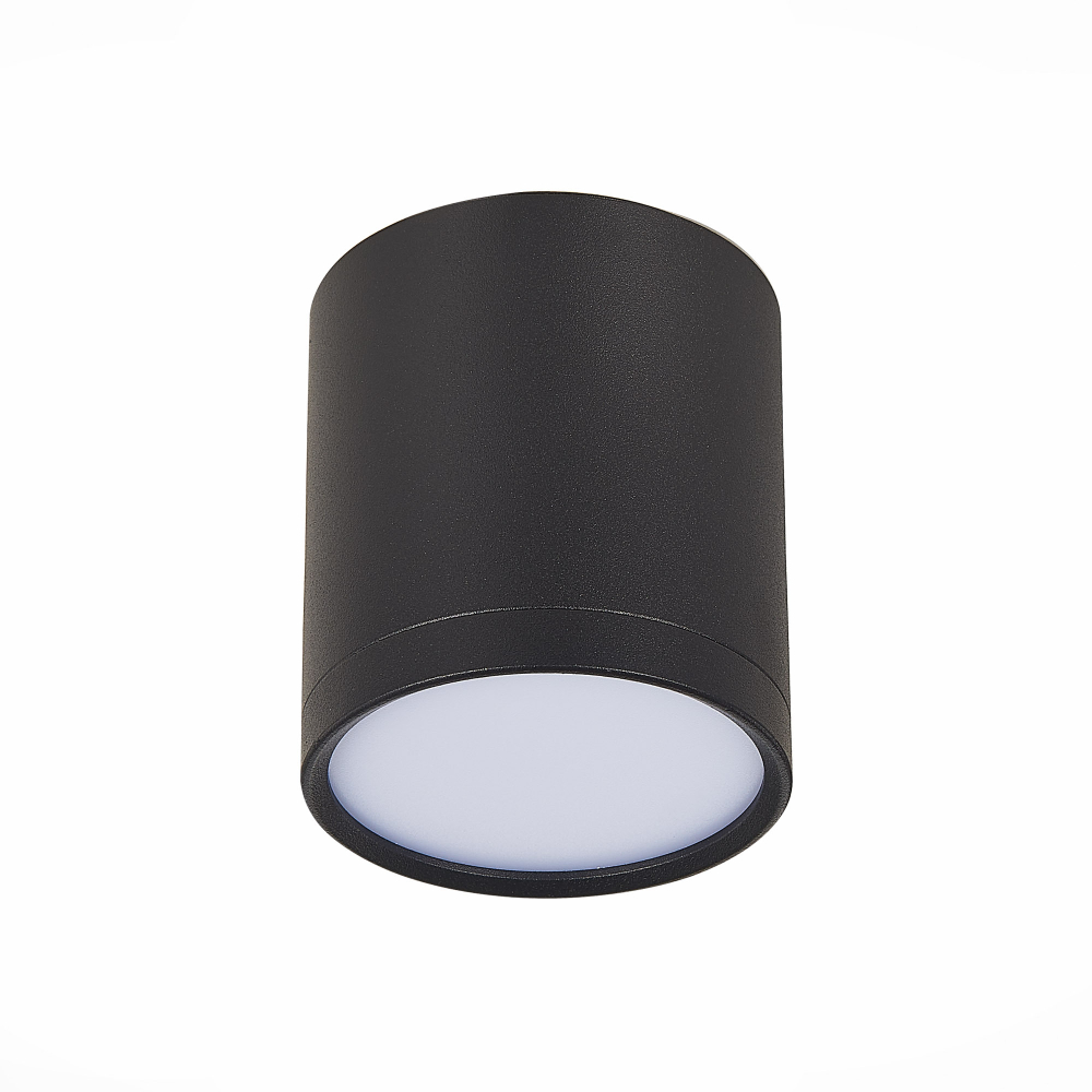 ST113.432.05 Светильник потолочный Черный LED 1*5W 3000K 390Lm Ra&gt;80 120° IP20 D68xH75 170-240V Накладные светильники