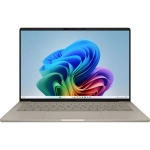Ноутбук Asus Zenbook 14 UX3407QA-QD197W Snapdragon X X1-26-100 16Gb SSD512Gb Qualcomm Adreno 14" OLED WUXGA Win11Home beige (90NB1501-M00850)