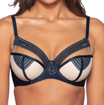Бюстгальтер Louna с шитыми чашками +size (Размер: 75K) (Цвет: темно-синий)