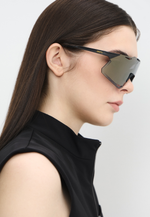 Спортивные очки 100% HYPERCRAFT Matte Black - Soft Gold Mirror Lens